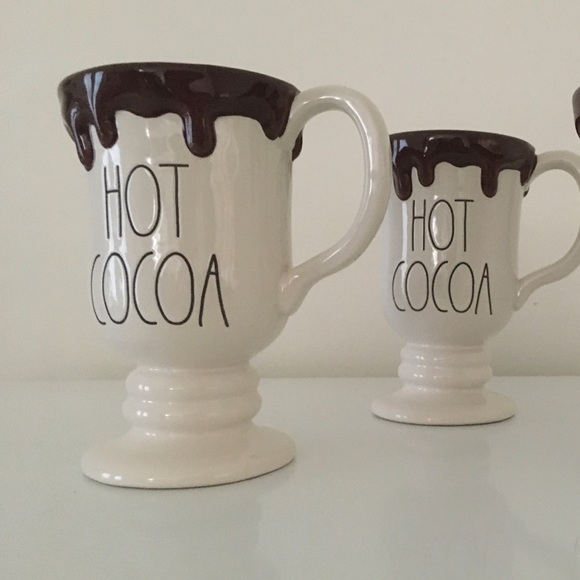 Rae Dunn Hot Cocoa Mugs - Picture 1 of 7